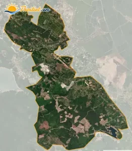 Thị Trấn Nt Lệ Ninh Nhìn Từ Vệ Tinh