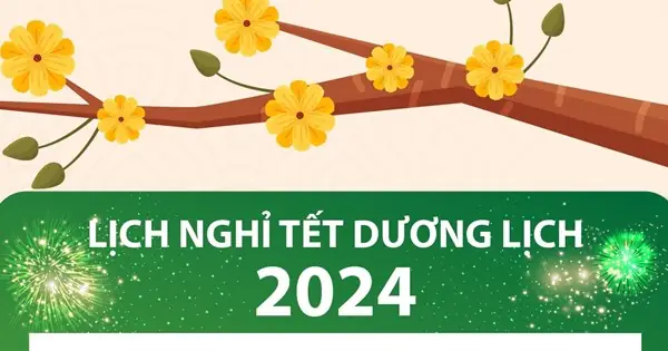 Thông Báo Lịch Nghỉ Tết Dương Lịch 2024