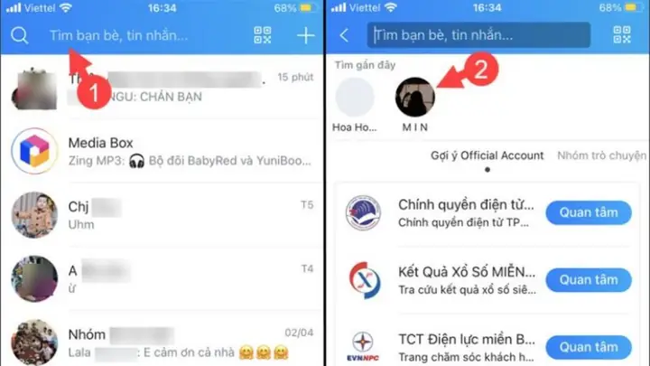 Trên Zalo Trên Zalo