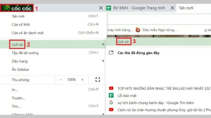 Cách Xem, Xóa Lịch Sử Tìm Kiếm Cốc Cốc Cách Xem, Xóa Lịch Sử Tìm Kiếm Cốc Cốc