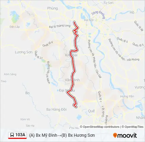 Hình Ảnh Cho Bản Đồ Lộ Trình Xe Bus 103 Hà Nội: Hình Ảnh Cho Bản Đồ Lộ Trình Xe Bus 103 Hà Nội: