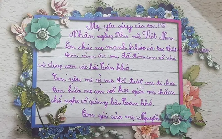 Hình Ảnh Cho Mẫu Thiệp 20 10 Tự Làm Tặng Mẹ:
