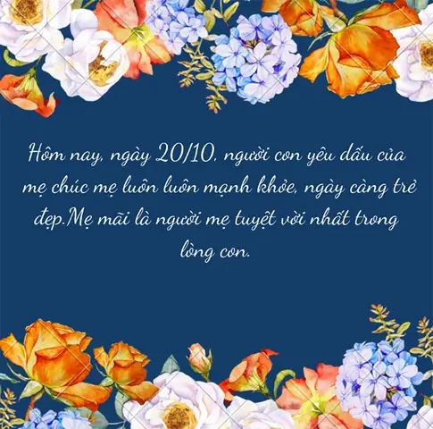 Hình Ảnh Cho Mẫu Thiệp 20 10 Tự Làm Tặng Mẹ: