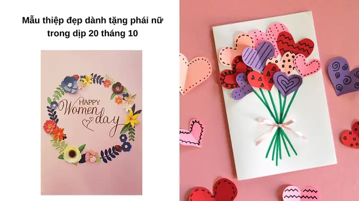 Hình Ảnh Cho Mẫu Thiệp 20 10 Tự Làm Tặng Mẹ: