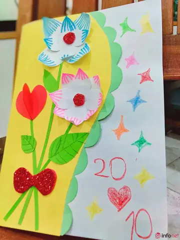 Hình Ảnh Cho Mẫu Thiệp 20 10 Tự Làm Tặng Mẹ: