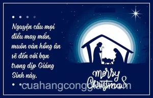 Mẫu Thiệp Giáng Sinh Cho Công Giáo