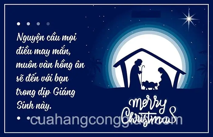 Mẫu Thiệp Giáng Sinh Cho Công Giáo