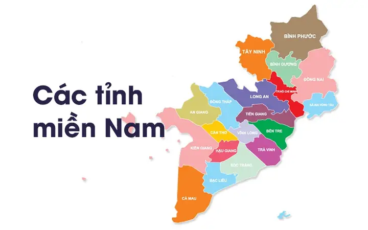 Miền Nam Có Bao Nhiêu Tỉnh? Đặc Điểm Và Bản Đồ Chi Tiết