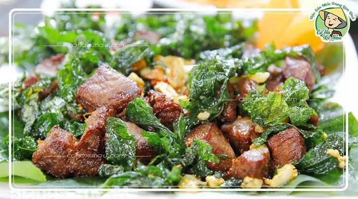 Thịt Trâu Lá Trơng
