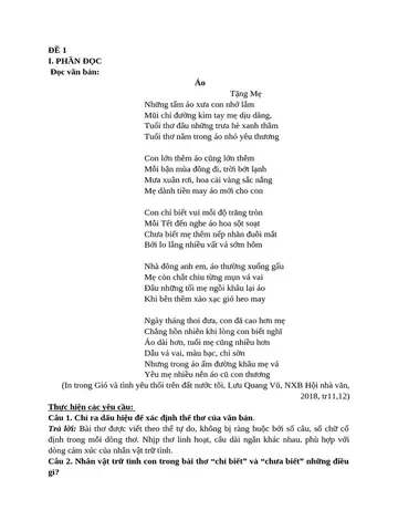 On Ngu Van Gk2 | Pdf