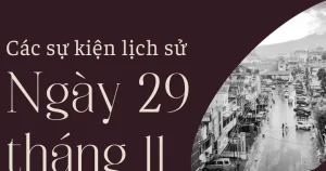 Ngày 29/11 Là Ngày Gì? Các Sự Kiện Lịch Sử Diễn Ra Vào Ngày 29/11