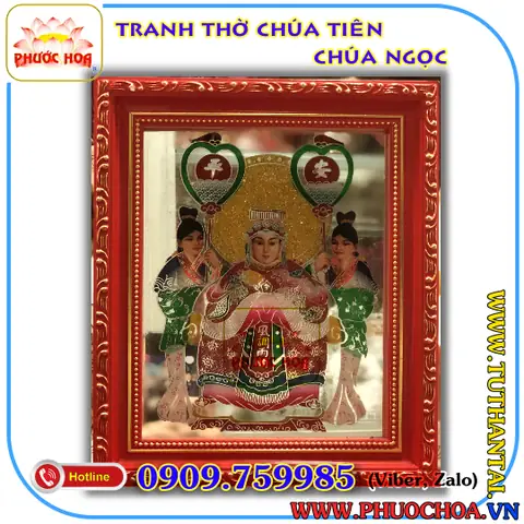 Tranh Thờ_chúa Tiên Chúa Ngọc - Đồ Thờ Cúng Phước Hoa