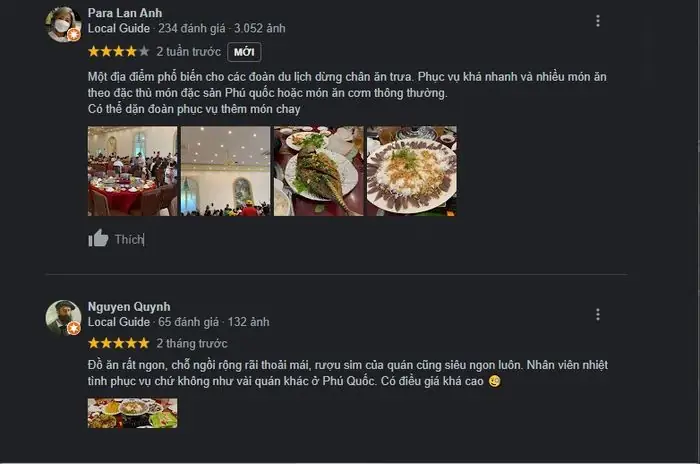 Nhà Hàng Thanh Trà Phú Quốc Nhà Hàng Thanh Trà Phú Quốc