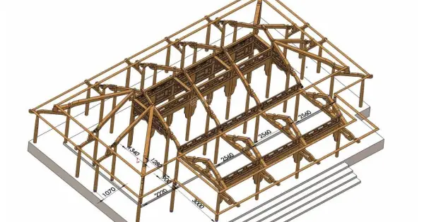 Bán Nhà Rường Huế 3 Gian 2 Chái Có Tiền Đàn, Có Cột Hàng 4 (hiên)
