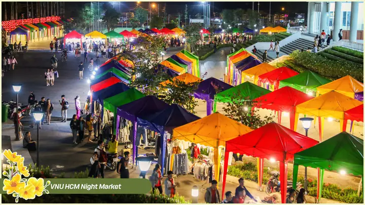Night Market Near Ho Chi Minh City National University