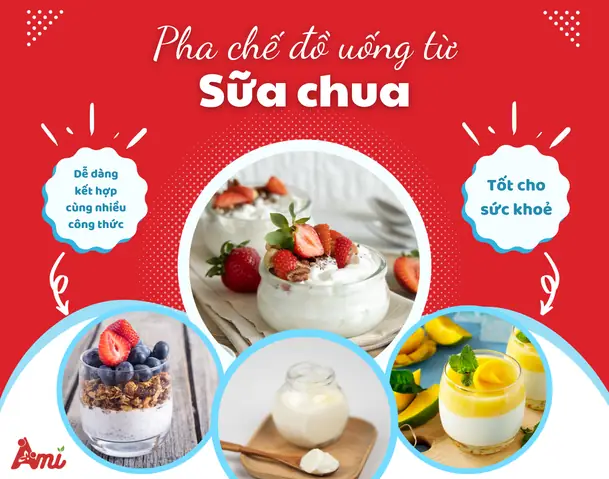 Tổng Hợp 10 Công Thức Pha Chế Đồ Uống Từ Sữa Chua Tổng Hợp 10 Công Thức Pha Chế Đồ Uống Từ Sữa Chua