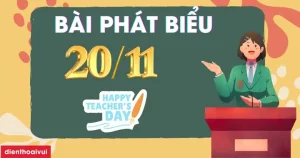 15 Bài Phát Biểu 20/11 Của Giáo Viên, Học Sinh Hay 2026