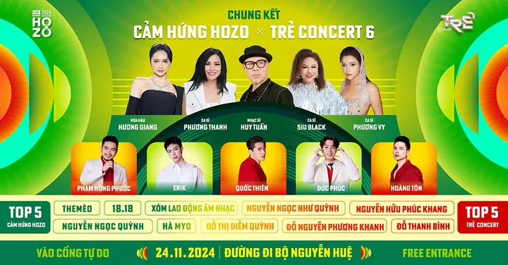 Đêm Chung Kết Cảm Hứng Hozo 2024 & Trẻ Concert 6 – Bùng ...