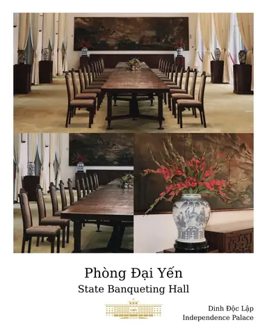 Điểm Dừng Chân Số 02: Phòng Đại Yến - Dinh Độc Lập