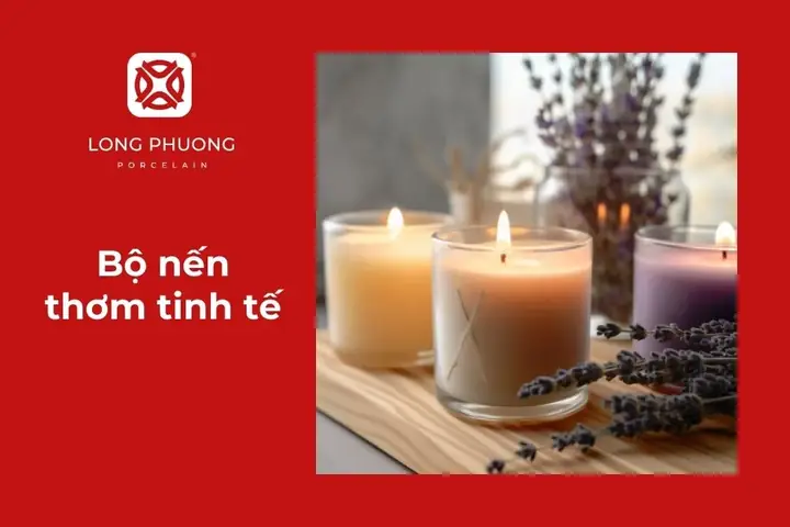 22 Bộ Nến Thơm Tinh Tế