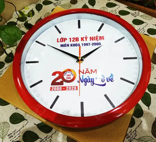 Đồng Hồ Treo Tường Làm Quà Tặng Ngày Họp Lớp