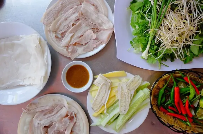 Bánh Tráng Cuốn Thịt Heo Đại Lộc