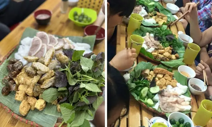 Bún Đậu Nghĩa Tân Ở Quan Hoa: Suất Ăn Đầy Đặn, Chinh Phục Mọi Tín Đồ Ẩm Thực