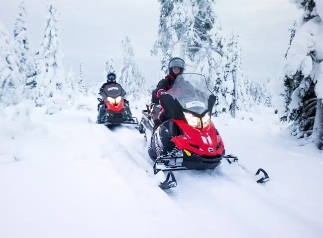 Cưỡi Xe Trượt Tuyết & Công Viên Husky
