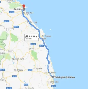 Quy Nhơn Cách Đà Nẵng Bao Nhiêu Km?
