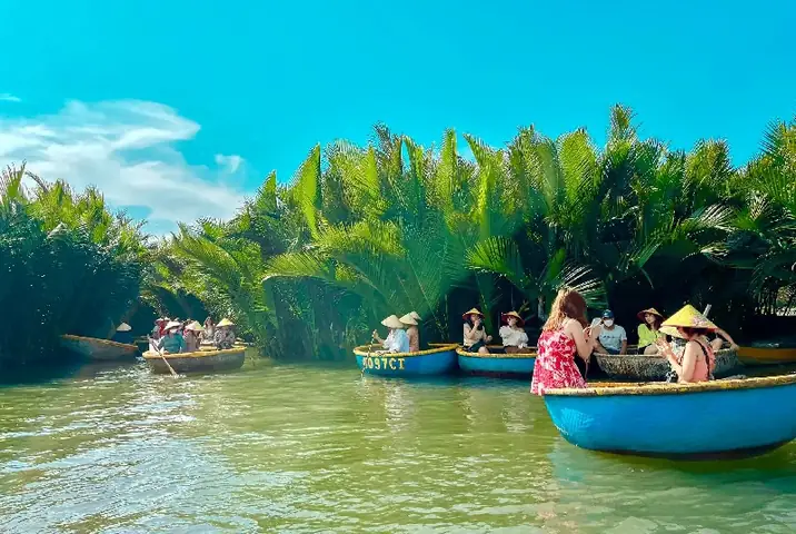 Đi Thuyền Thúng Dạo Quanh Rừng Dừa, Ngắm Cảnh