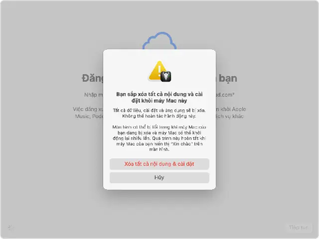 Xóa Và Đặt Lại Máy Mac Về Cài Đặt Gốc - Bộ Phận Hỗ Trợ Của Apple (vn) Xóa Và Đặt Lại Máy Mac Về Cài Đặt Gốc - Bộ Phận Hỗ Trợ Của Apple (vn)