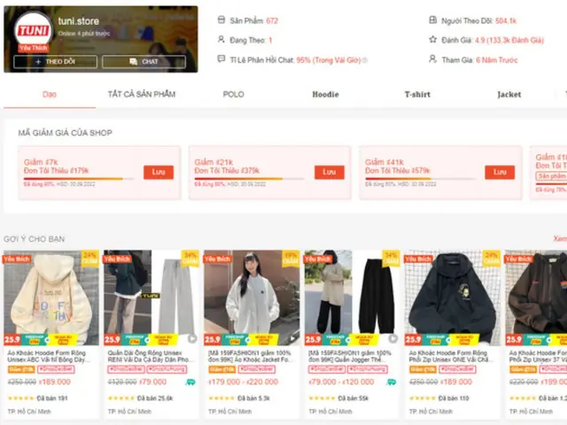 Các Shop Online Các Shop Online