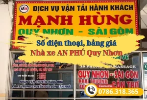 Xe Mạnh Hùng Quy Nhơn: Số Điện Thoại Và Bảng Giá 2025 - Xe Du ...