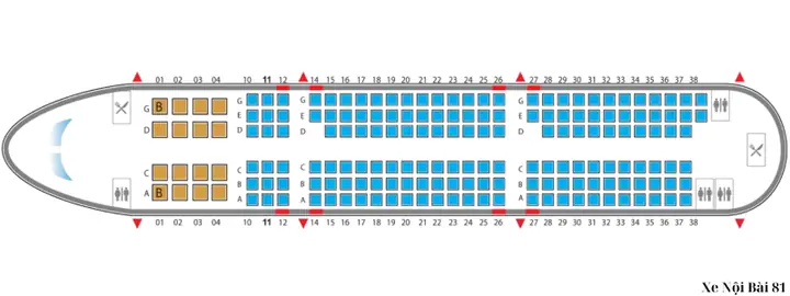 Số Ghế Trên Máy Bay Vietnam Airline: Sơ Đồ Chi Tiết Từ Xe Nội Bài 81