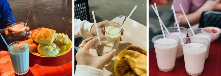 Thưởng Thức Sữa Đậu Nành Nóng Thơm Giữa Tiết Trời Đà Lạt Se Lạnh