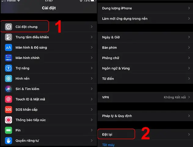 Đặt Lại Cài Đặt Mạng Đặt Lại Cài Đặt Mạng