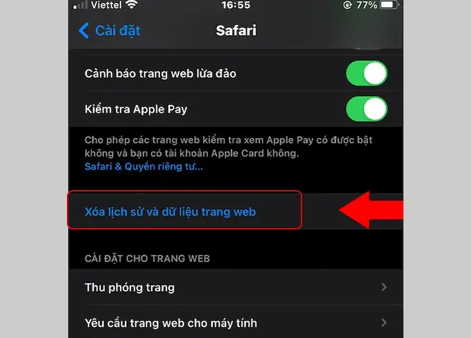 Xóa Bớt Dữ Liệu Và Cache Safari Xóa Bớt Dữ Liệu Và Cache Safari