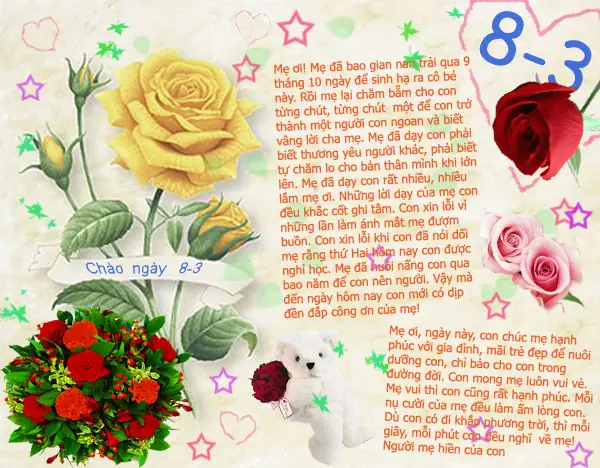 Hình Ảnh Cho Tải Thiệp Chúc Mừng Ngày 8 3: