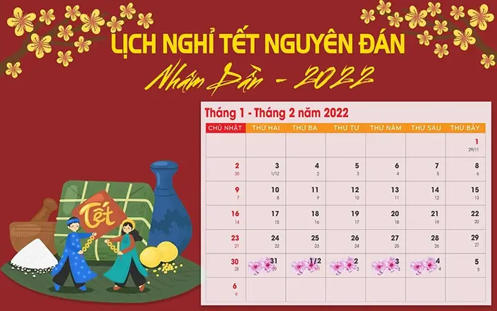 Lịch Nghỉ Tết Nguyên Đán Chính Thức Năm 2022 | Báo Nhân Dân ...