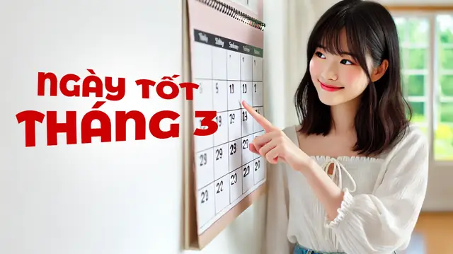 Ngày Âm Lịch Hôm Nay Và Ngày Tốt Trong Tháng 3 Năm 2025: Khai ...