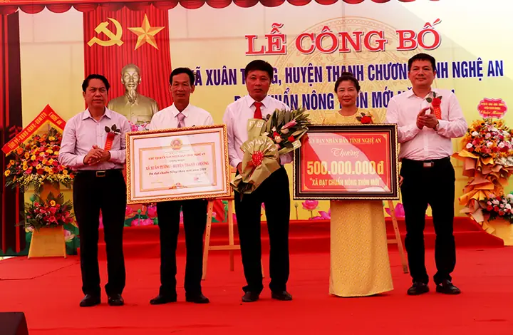 Xã Xuân Tường, Huyện Thanh Chương Đón Bằng Công Nhận Xã Đạt ...