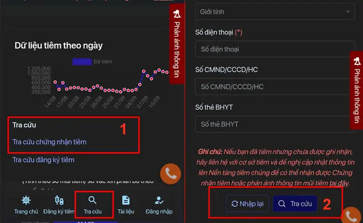 Xem Trên Website Cổng Thông Tin Tiêm Chủng Covid-19