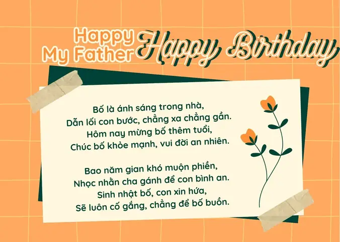 Tuyển Chọn Những Bài Thơ Chúc Mừng Nhật Bố