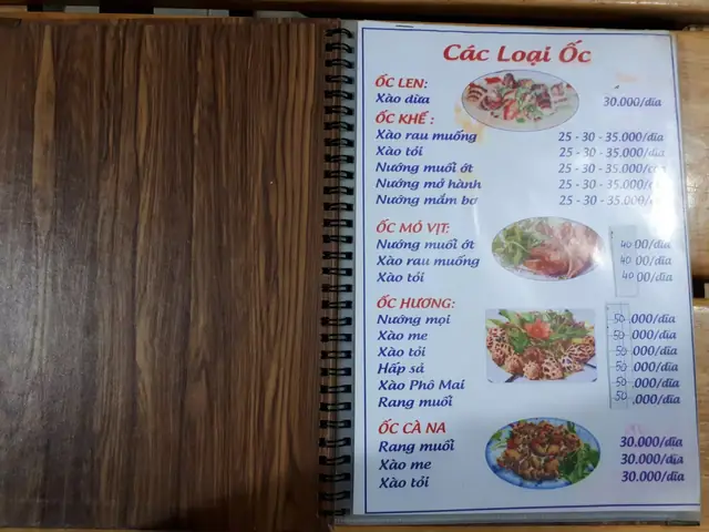 Xác Định Kiểu Dáng Menu