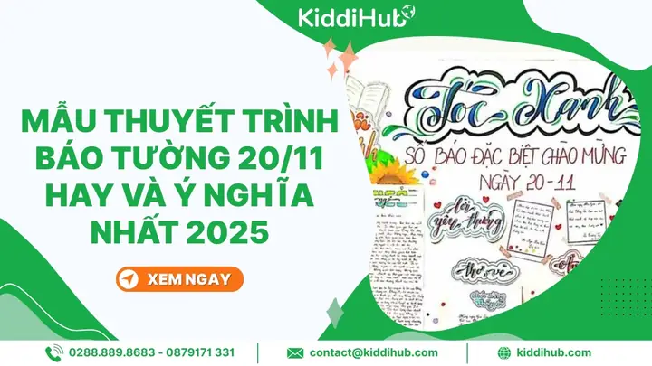Mẫu Thuyết Trình Báo Tường 20/11 Hay Và Ý Nghĩa Nhất 2025