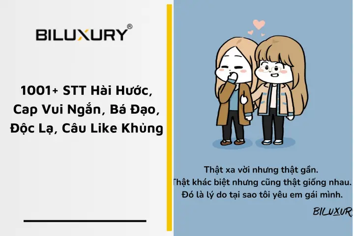 1001+ Stt Hài Hước Ngắn, Bá Đạo, Độc Lạ, Câu Like Khủng 1001+ Stt Hài Hước Ngắn, Bá Đạo, Độc Lạ, Câu Like Khủng