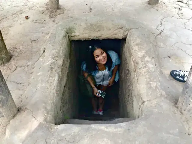 Crawl Through The Cu Chi Tunnels