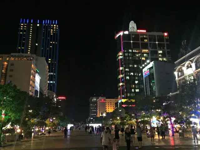 Stroll Along Walking Street To The City Hall