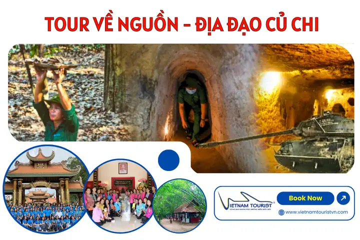 Tour Địa Đạo Củ Chi 1 Ngày