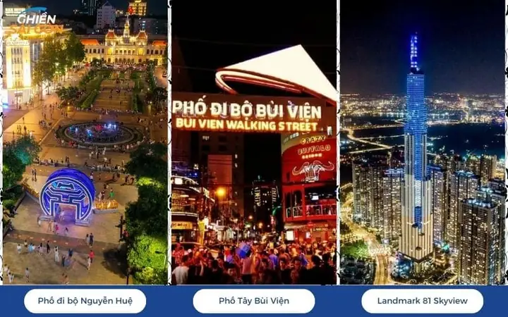Buổi Tối: Ăn Tối Và Vui Chơi Tại Sài Gòn